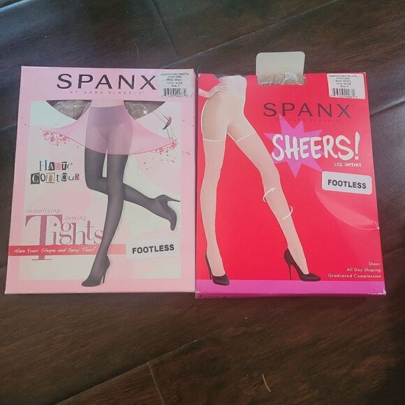 Spanx footless pantyhose size F/ 3X - Picture 1 of 7